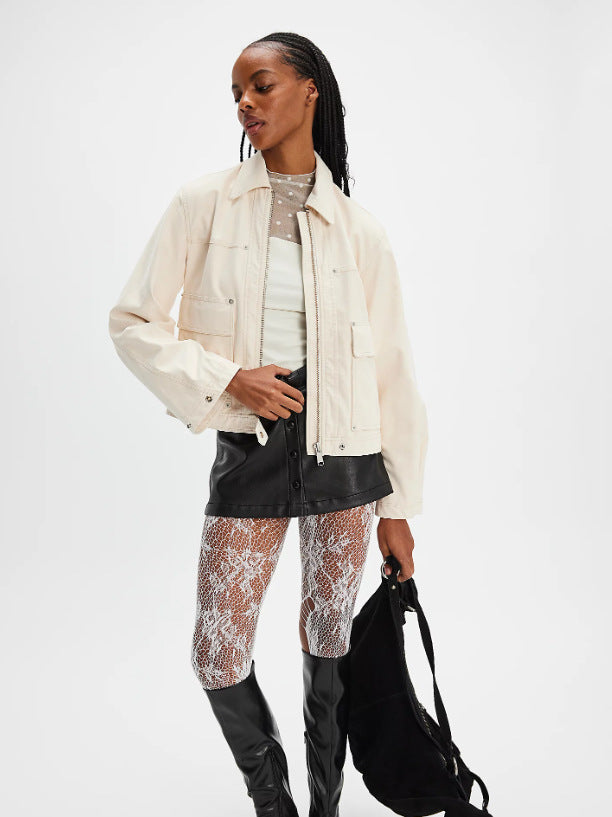 Ladies Lightweight Chic Utility Jacket