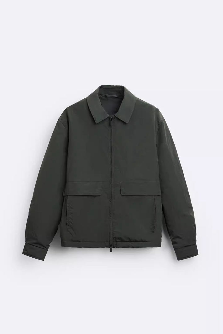 Casual transition jacket for men with practical outer pockets Lune London