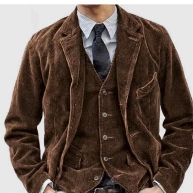Elegant cotton jacket for men with a modern cut and practical pockets Lune London