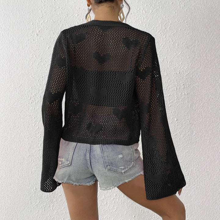 Ladies Crochet Beach Cover Cardigan Lune London