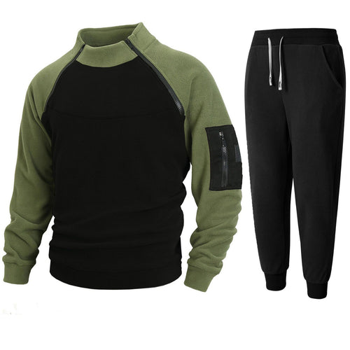 Functional sweater for men with high collar and edges Lune London