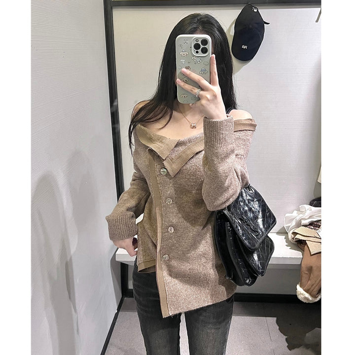 Cardigan douillet et doux pour femmes avec ceinture à liens élégants Chic & Stil