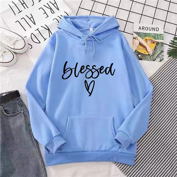 Women's comfortable hoodie with inspiring print Chic & Stil