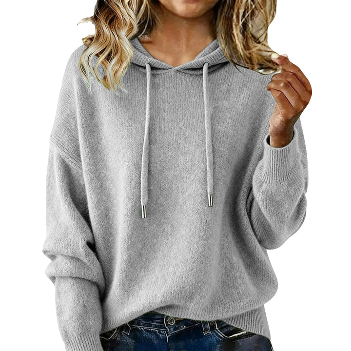 Sweat à capuche surdimensionné pour femmes avec design texturé et cordon de serrage Chic & Stil