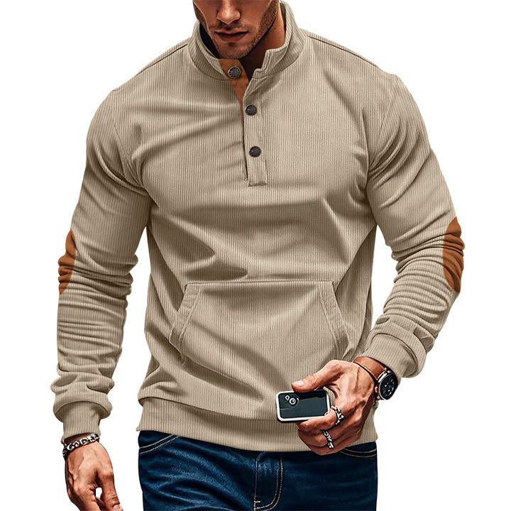 Long-sleeved t-shirt for men with a structured design and modern details Lune London