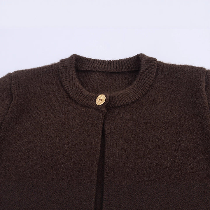 Ladies elegant Cardigan with fringe details Lune London