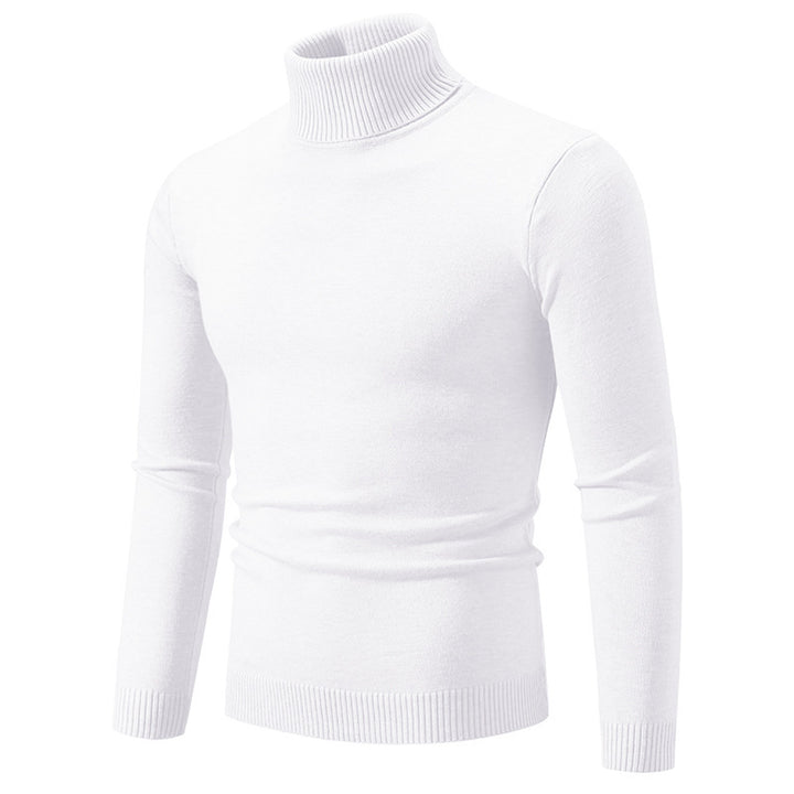 Elegant turtleneck sweater for men in fine cotton Lune London