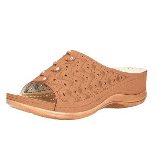Ladies' fashion and comfortable clogs with breathable upper material Lune London