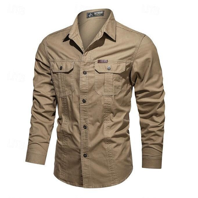 Lune London | Men's Outdoor Shirt with Chest Pockets and Button Placket