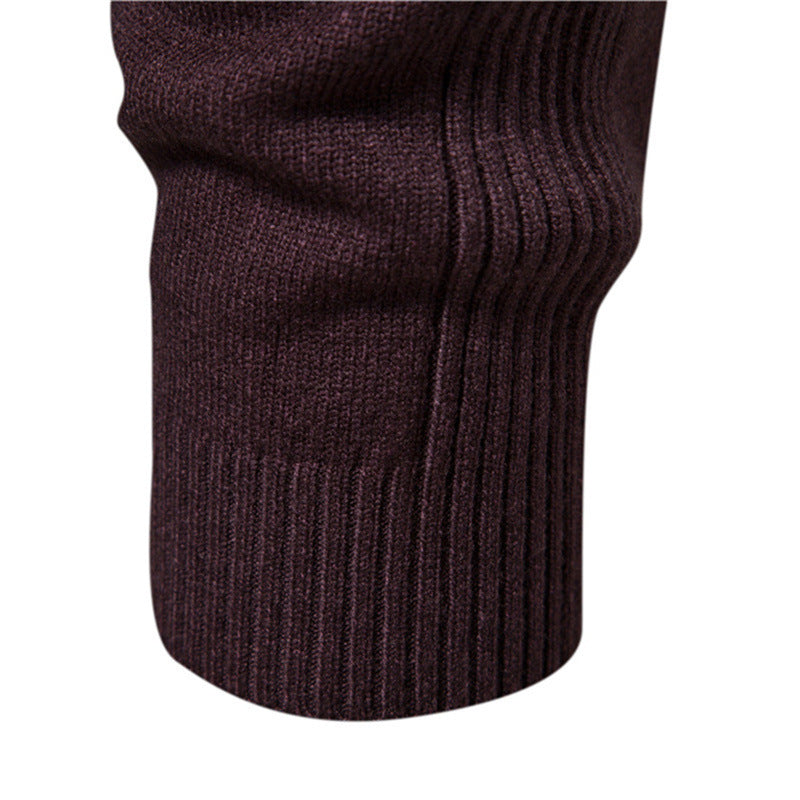 Men's Elegant Rollneck Sweater in High Quality Wool Lune London