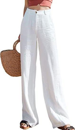 Wide linen pants for women Lune London