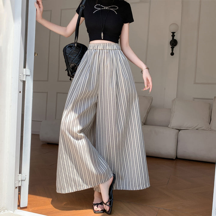 Lune London striped wide women's pants