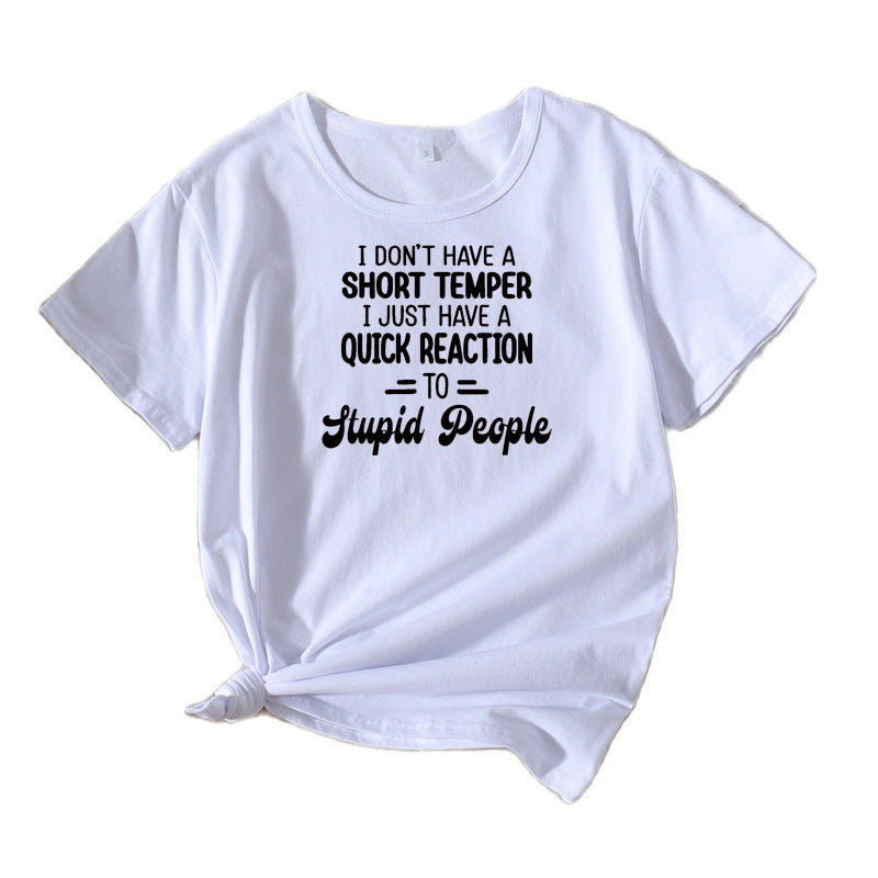 Funny quote T-shirt women Lune London