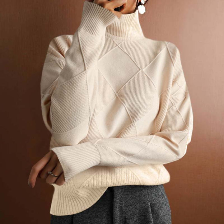Lune London | Solid Color Classic Knit Sweater for Women