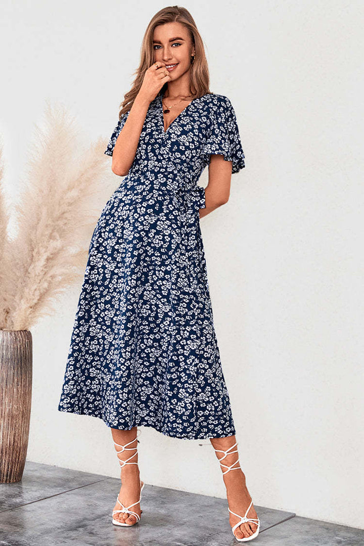 Lune London Wrap Maxi Dress for Women
