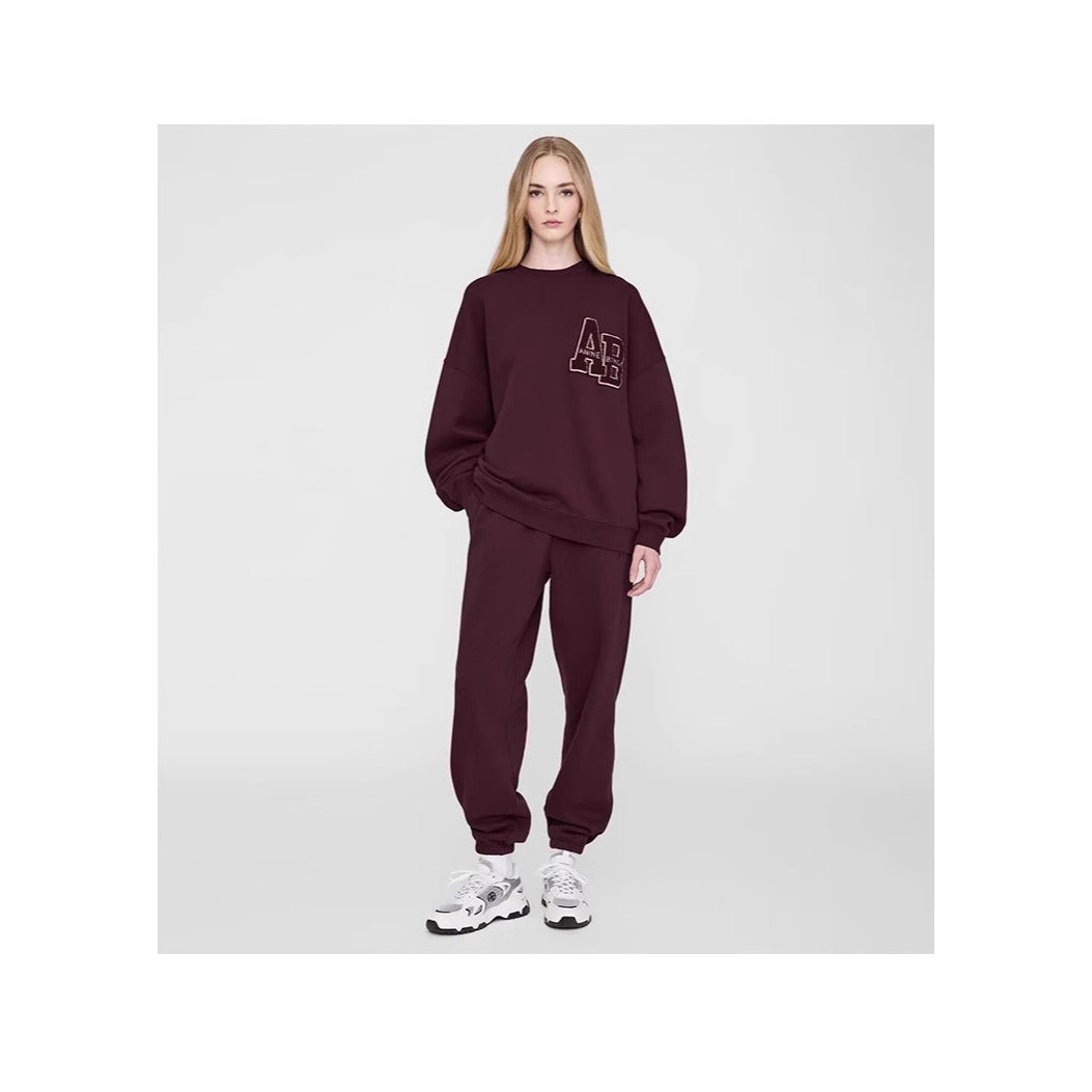 Women’s casual leisure pants with elastic waistband and cuffs Chic & Stil