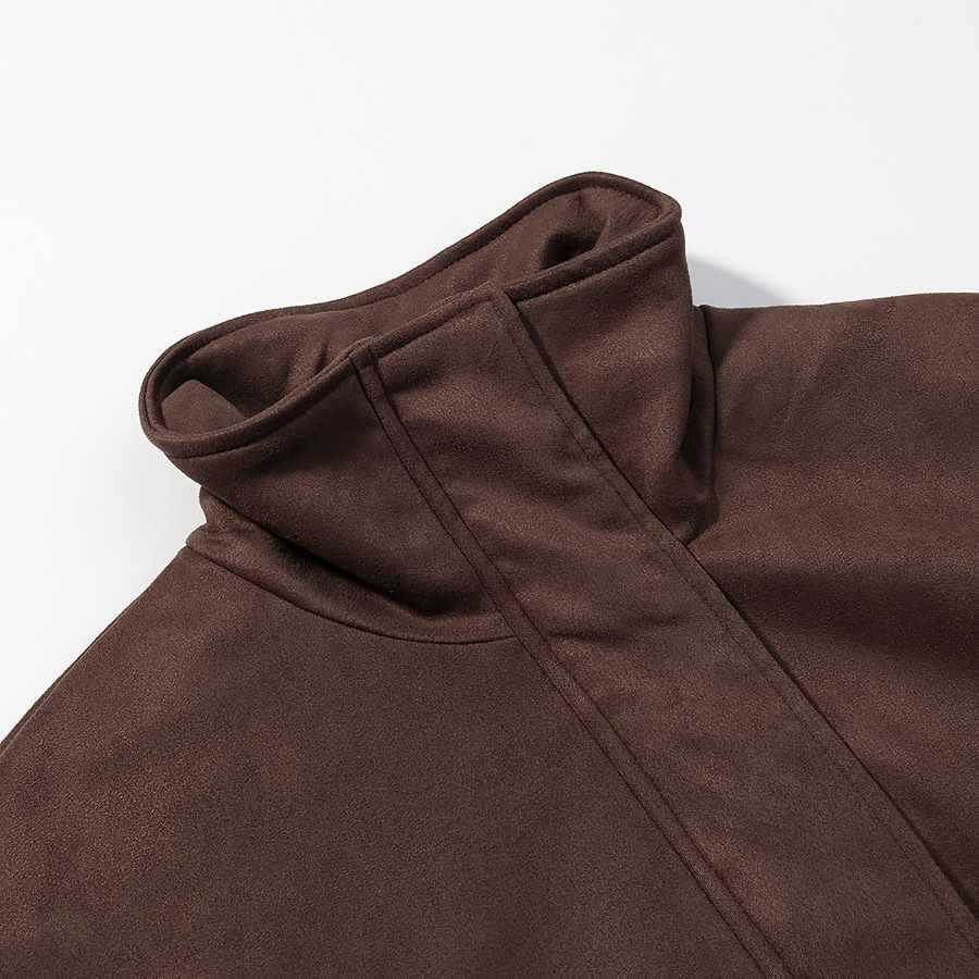 Women's transition jacket with high collar and practical pockets Lune London