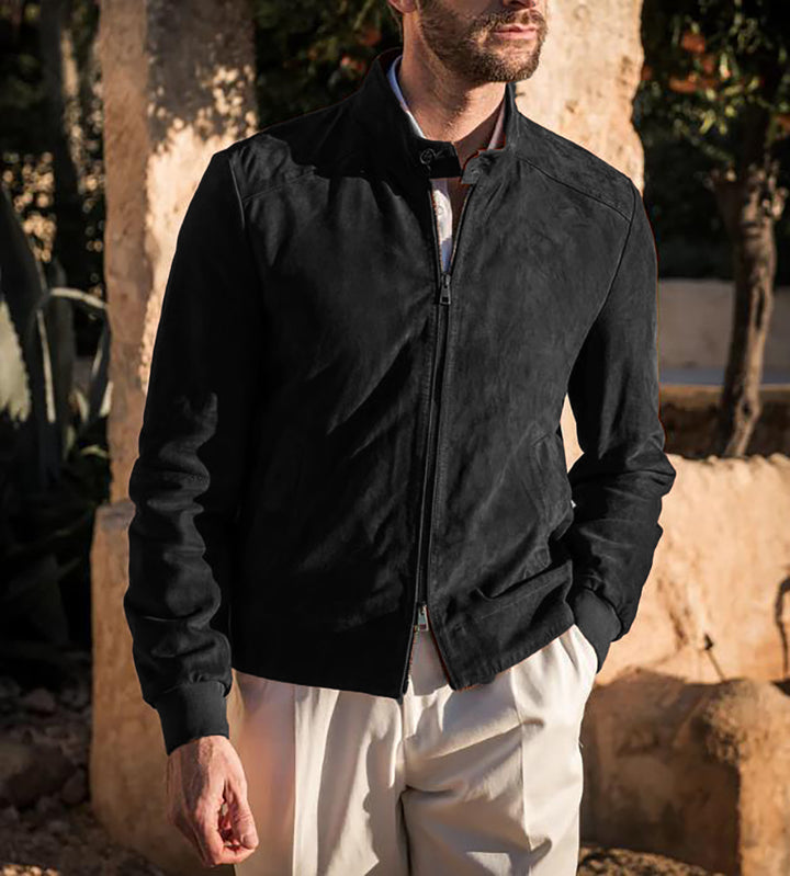 Elegant and casual suede jacket for men Lune London