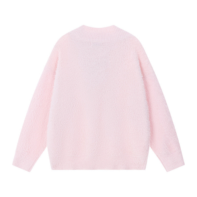 Ladies Cozy Sweater with Innovative Scarf Detail Lune London