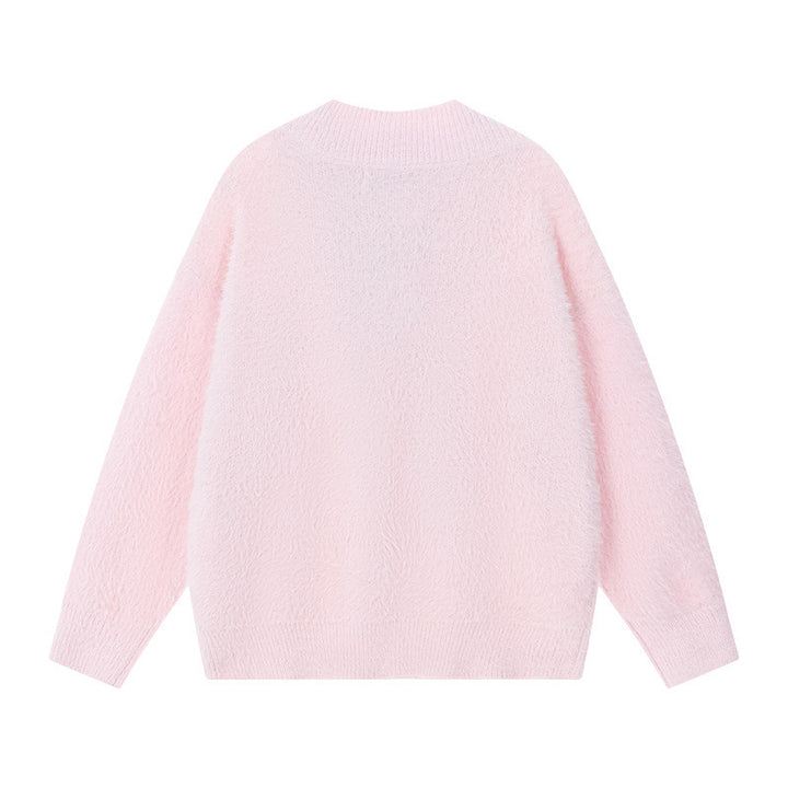 Ladies Cozy Sweater with Innovative Scarf Detail Lune London
