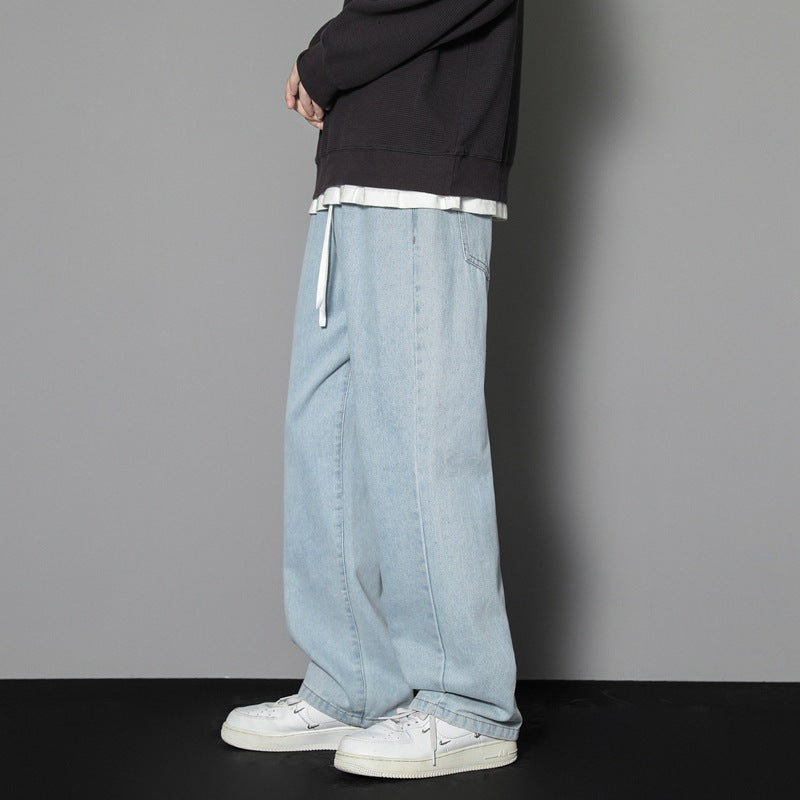 Dames Pantalons en Denim Amples Lune London