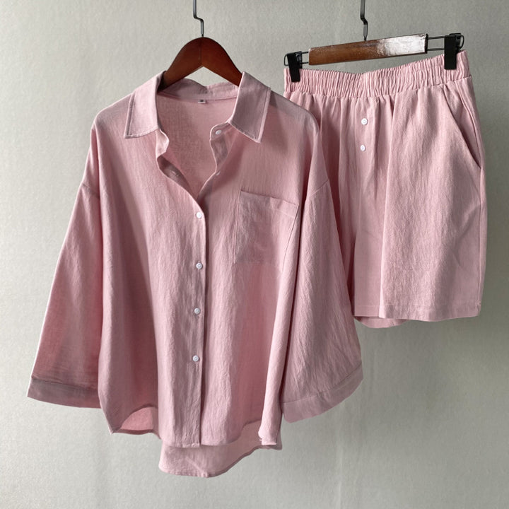 Ladies Light Leisure Two Pieces Loungewear Set Lune London
