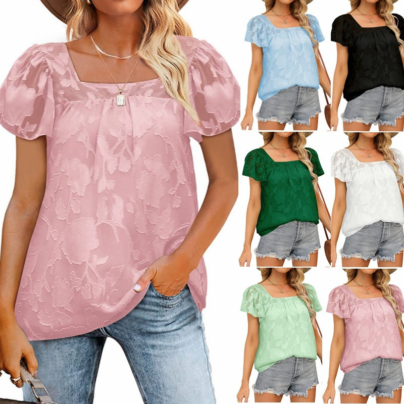 Ladies elegant blouse with a delicate floral pattern Lune London