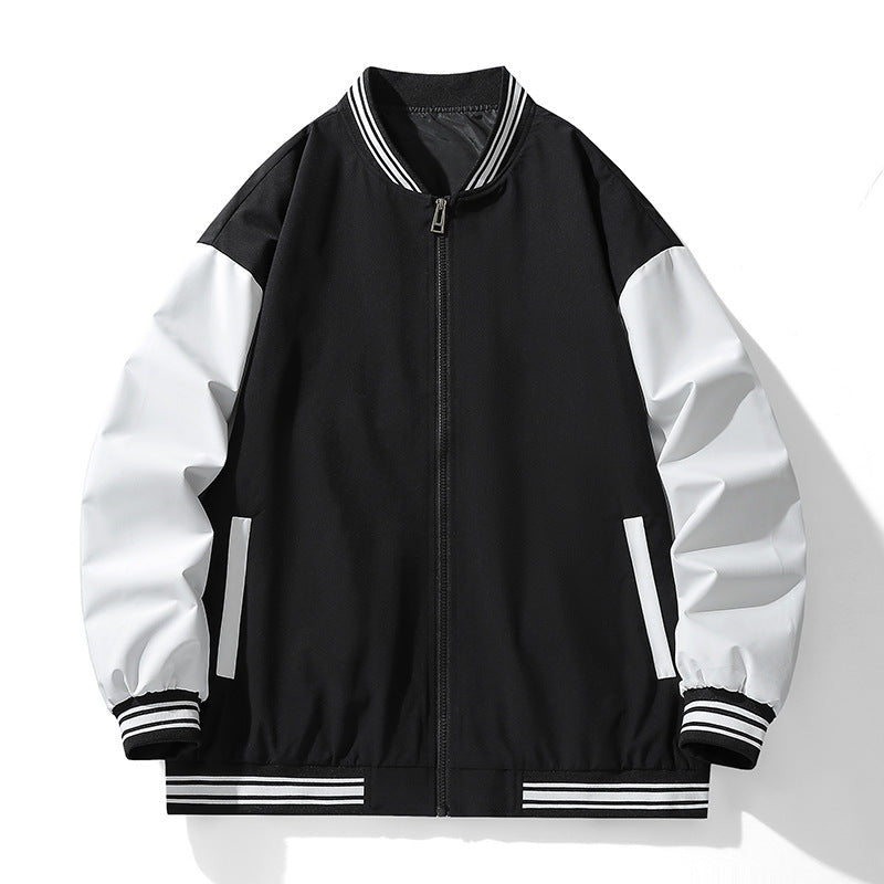 Sporty bomber jacket for men with contrast sleeves Lune London