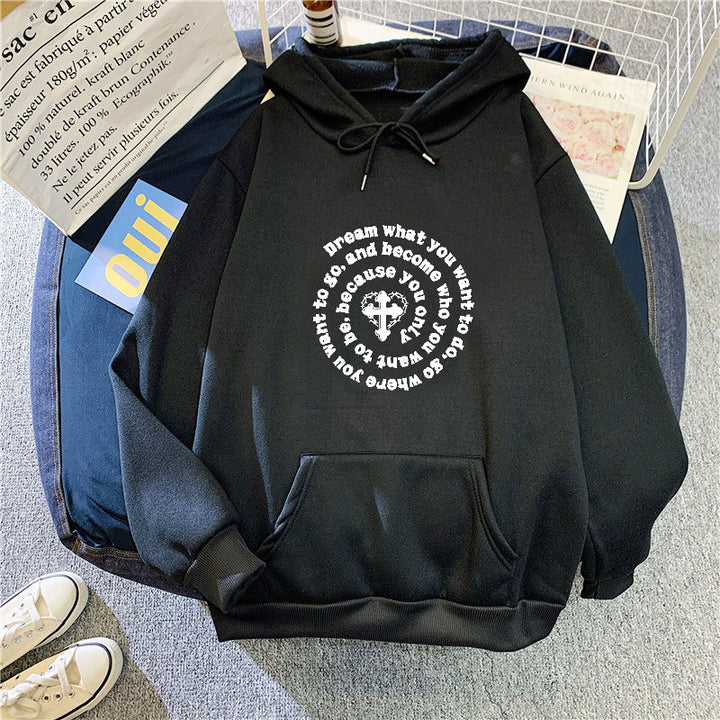 Women's hoodie with inspiring motif Chic & Stil