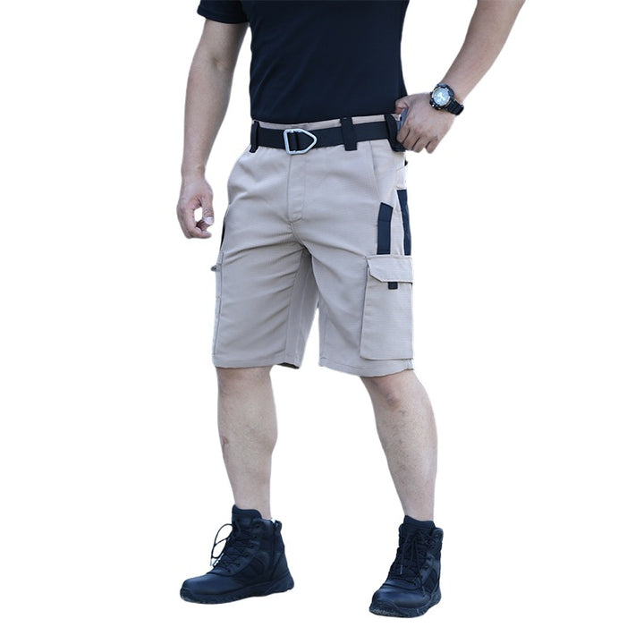 Shorts cargo pour hommes avec poches latérales pratiques et taille réglable Lune London