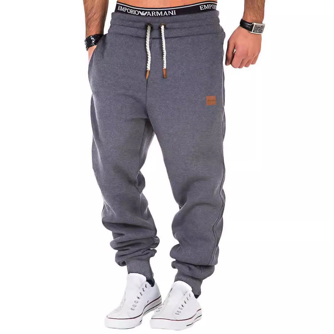 Comfortable jogger pants for men with drawstring Lune London