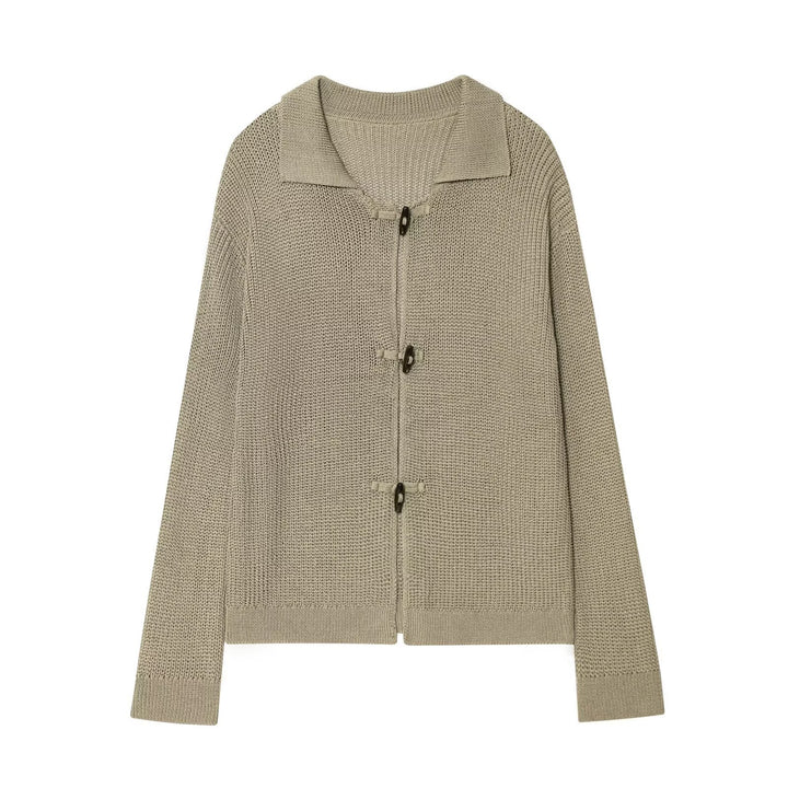 Ladies goose knit cardigan jacket Lune London