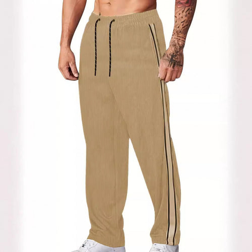 Lune London sporty leisure pants for men with side stripes