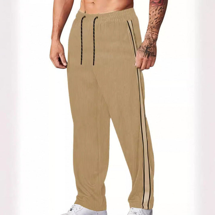 Men's sporty leisure pants with side stripes Lune London