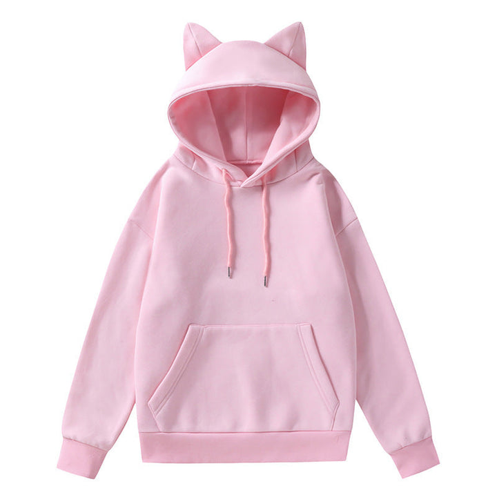 Women's Hoodie with Cat Ears and Soft Lining Lune London