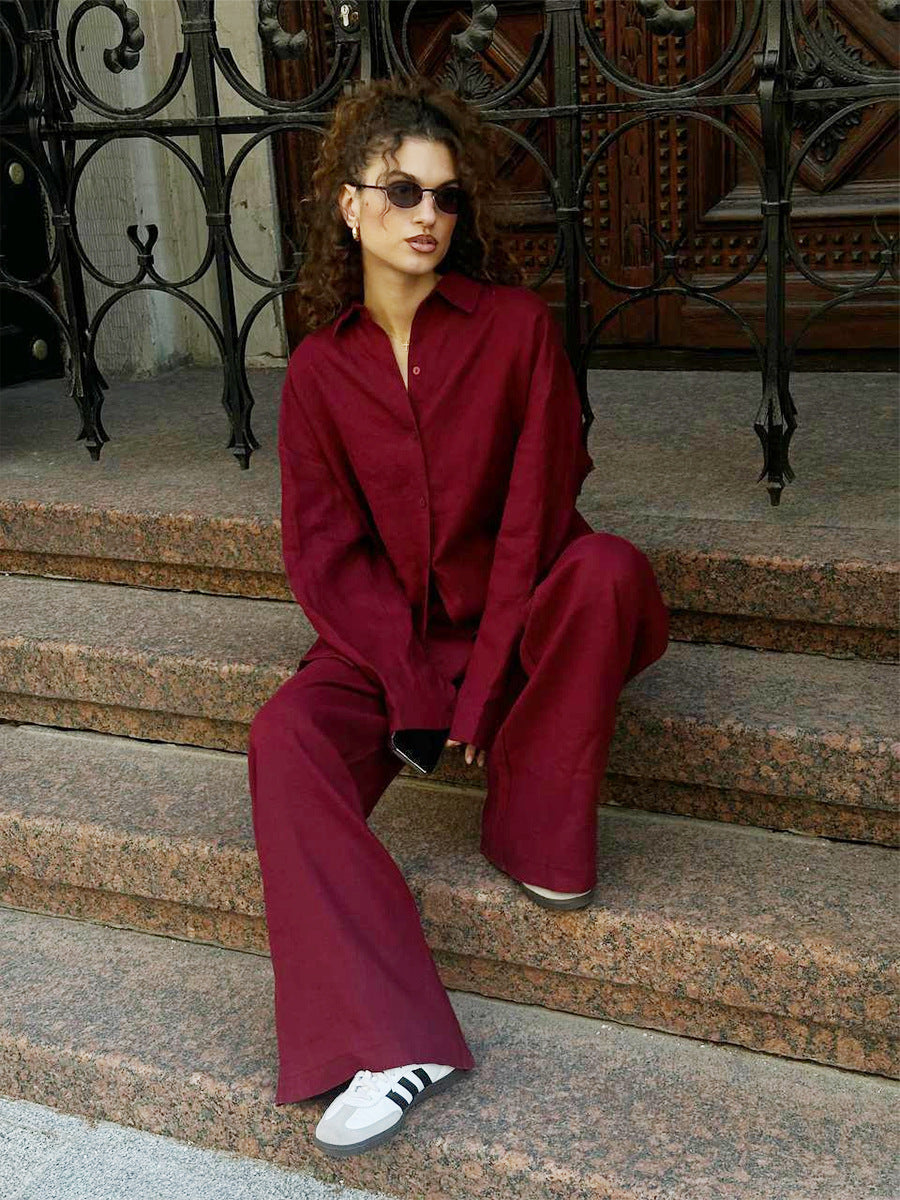 Chic and Style casual linen set for women