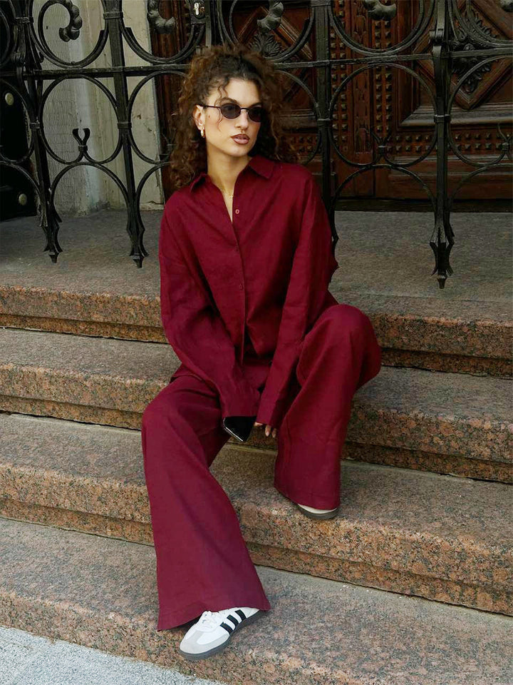Chic and Style casual linen set for women