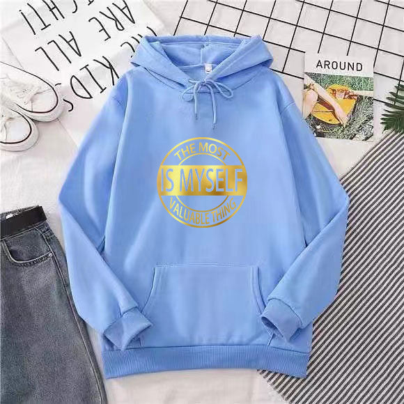 Women's hoodie with inspiring lettering Chic & Stil