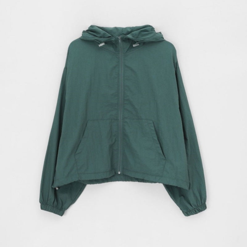 Veste coupe-vent légère pour femmes avec cordon de serrage ajustable Chic & Stil