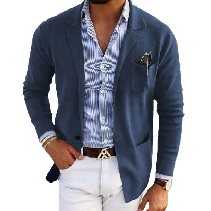 Blazer for men casual and stylish in robust cotton blend Lune London