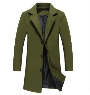 Lune London | Men's Elegant Wool Coat with Modern Cut and Warm Interior