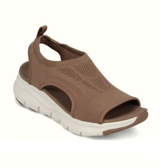 Breathable open-toe knitted sandals for women Lune London