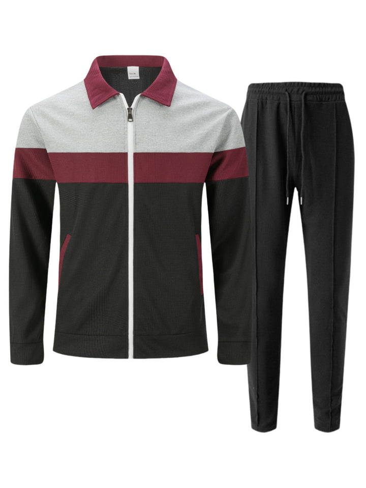 Men's sports tracksuit set with breathable material and functional pockets Lune London