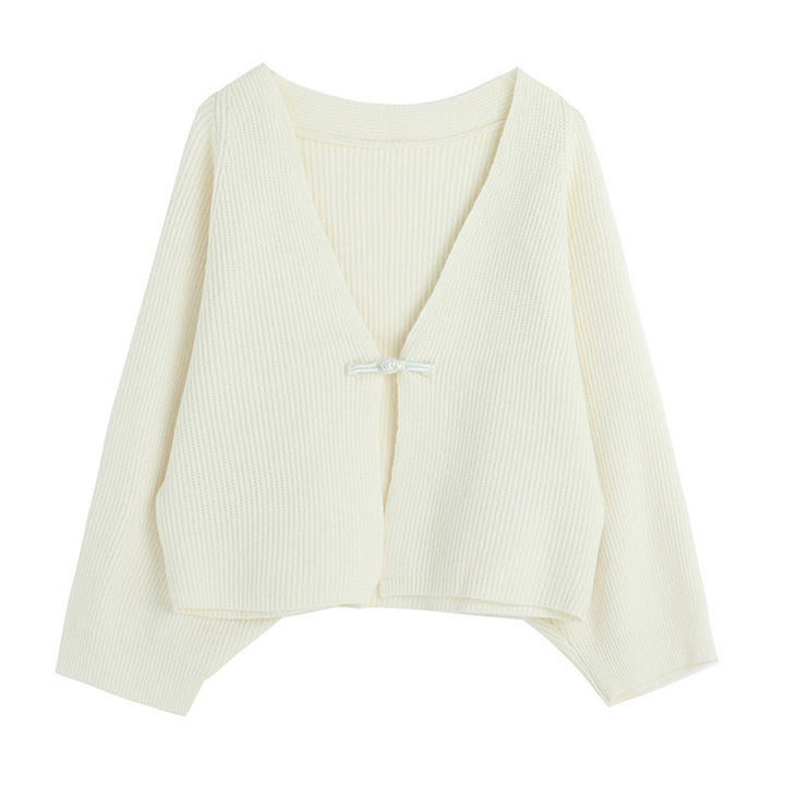 Ladies comfortable knit cardigan with wide sleeves Lune London