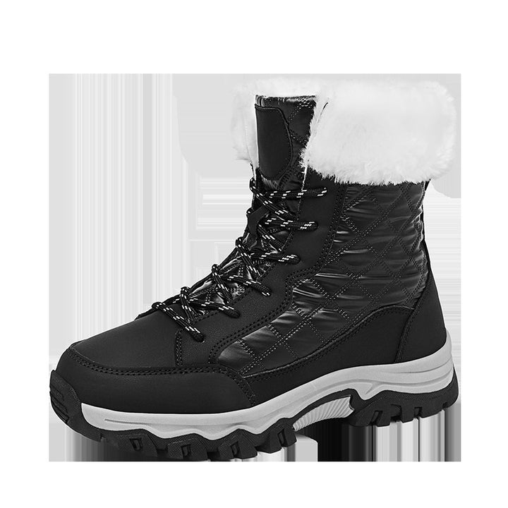 Winter hiking boots for women with warm fleece lining and non-slip sole Lune London