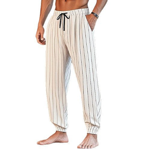 Leisure pants for men with elastic waist and side pockets Lune London
