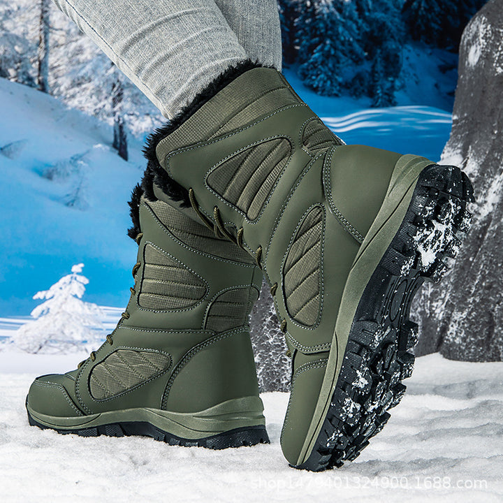 Warm winter boots for women with non-slip rubber sole Lune London
