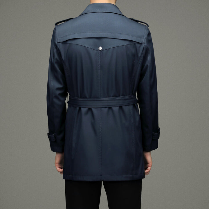 Elegant trench coat for men with chic and stylish details