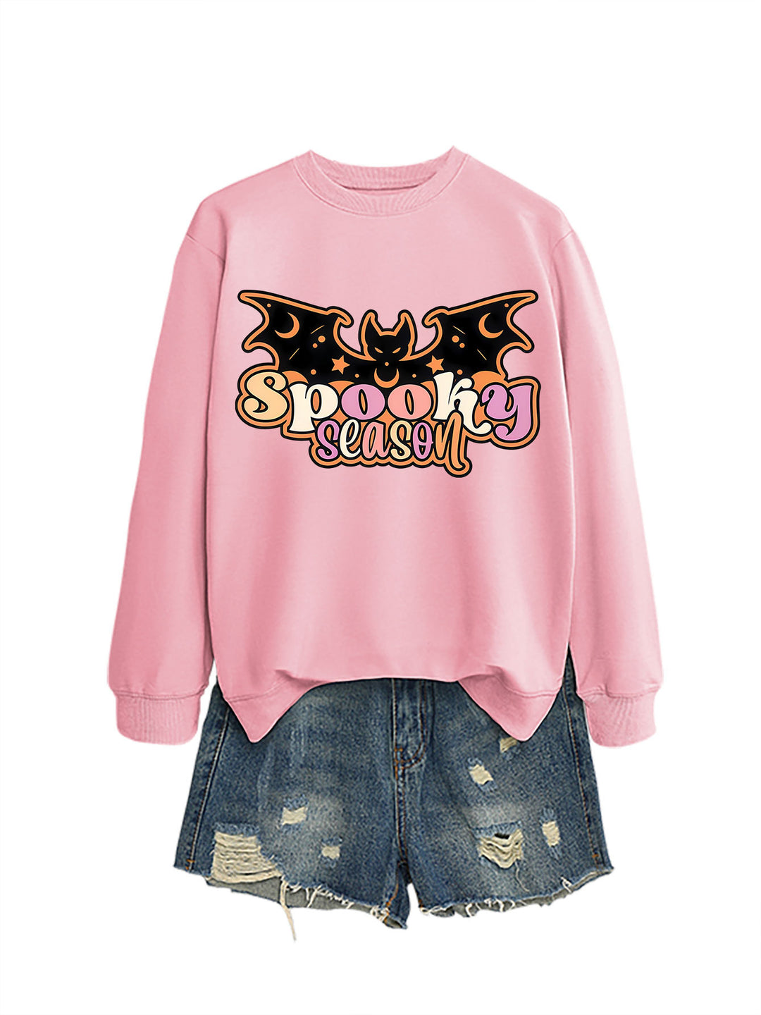 Sweatshirt pour femmes avec design créatif d'Halloween Chic & Stil