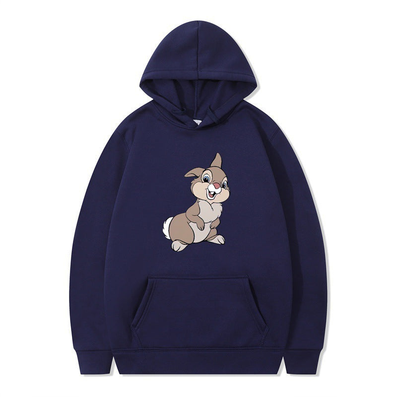 Women's hooded sweatshirt with cute rabbit design and comfortable kangaroo pockets Lune London